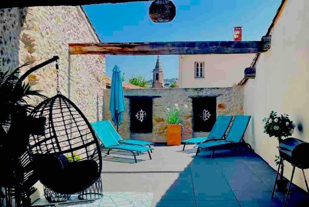 Elegant And Charming Townhouse With Roof Terrace Villa Limoux Exteriör bild
